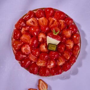Aardbeienvlaai