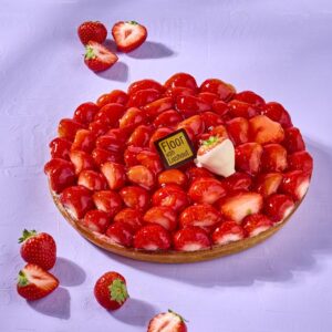 Aardbeienvlaai