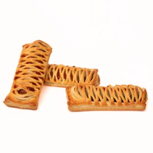 Frikandellenbroodje deluxe broodje met curry en korstdeeg van bakkerij floor van lieshout