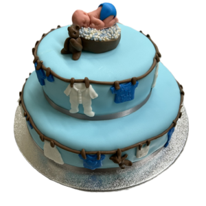 Babyshowertaart - Waslijn (€4,85 p.p.)