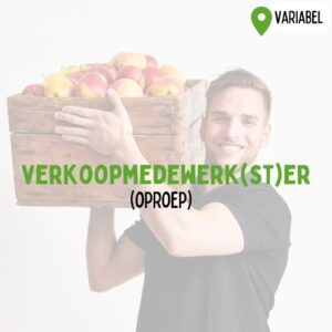 Vacature verkoopmedewerk(st)er oproep