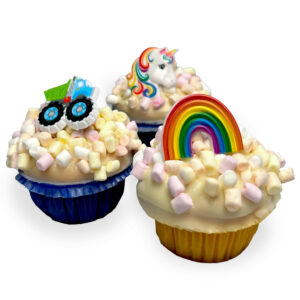 Kindermuffin gedecoreerd