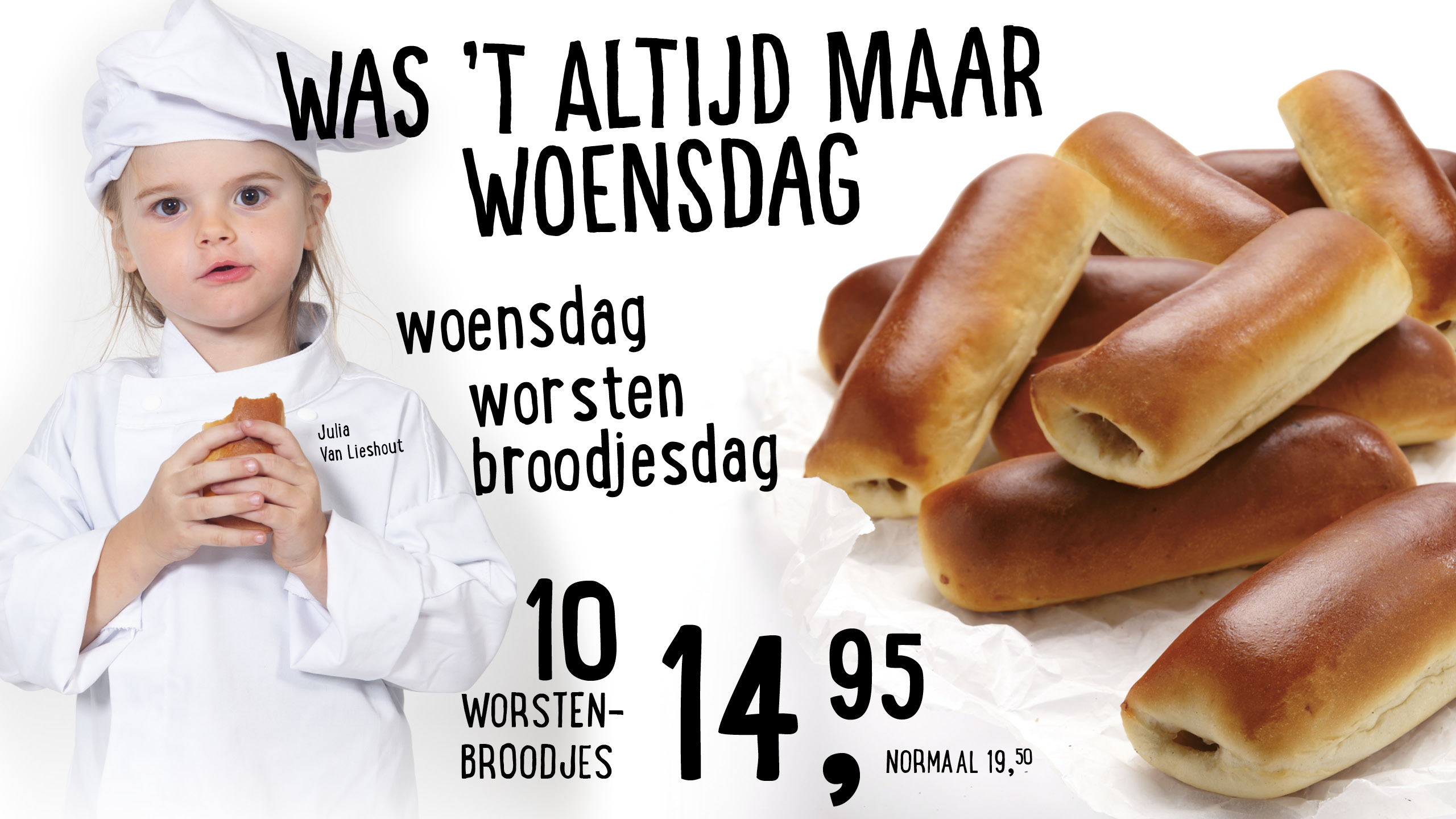 Worstenbrooddag woensdag Worstenbrooddag woensdag