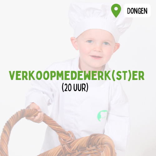 Vacature verkoopmedewerker 20 uur Dongen