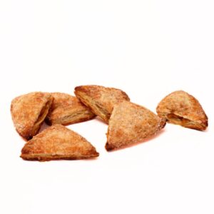 Mini appelflap gevuld met appeltjes en omhuld door roomboter korst van bakkerij floor van lieshout