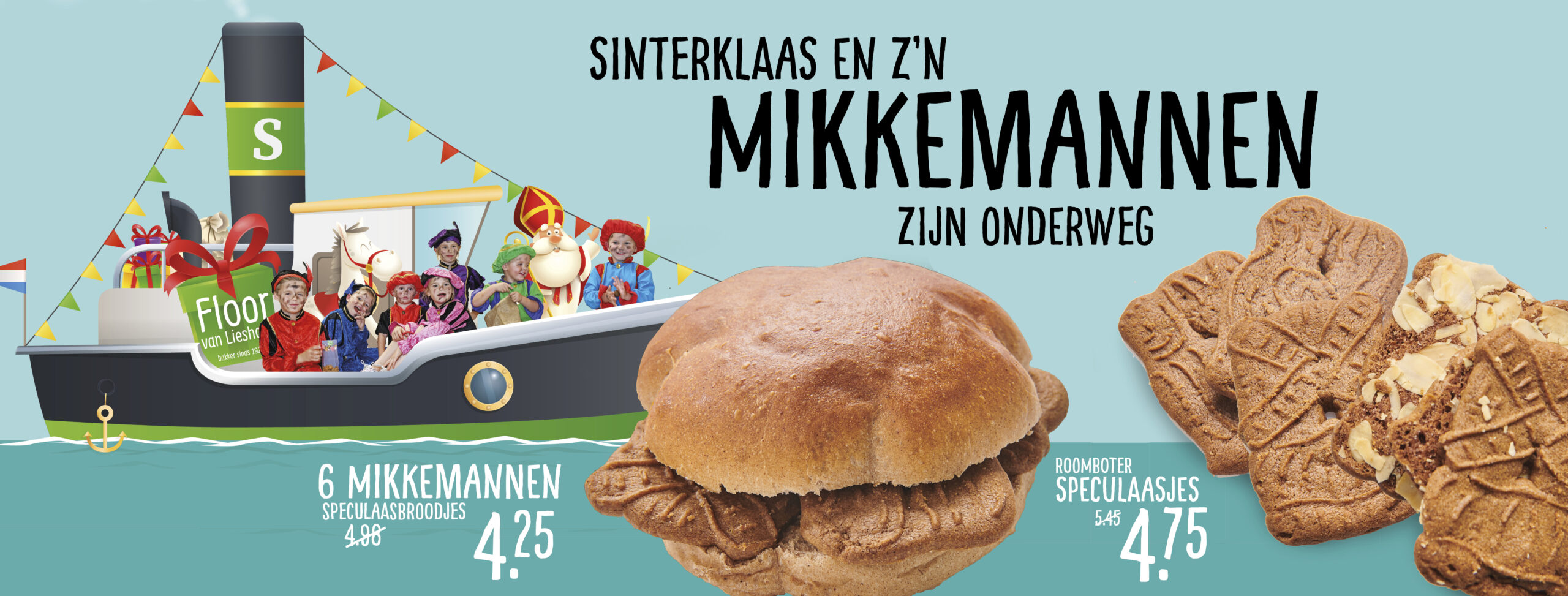 Aanbieding mikkemannen en speculaas - week 45