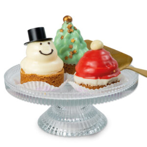 Trio van kerstgebakjes