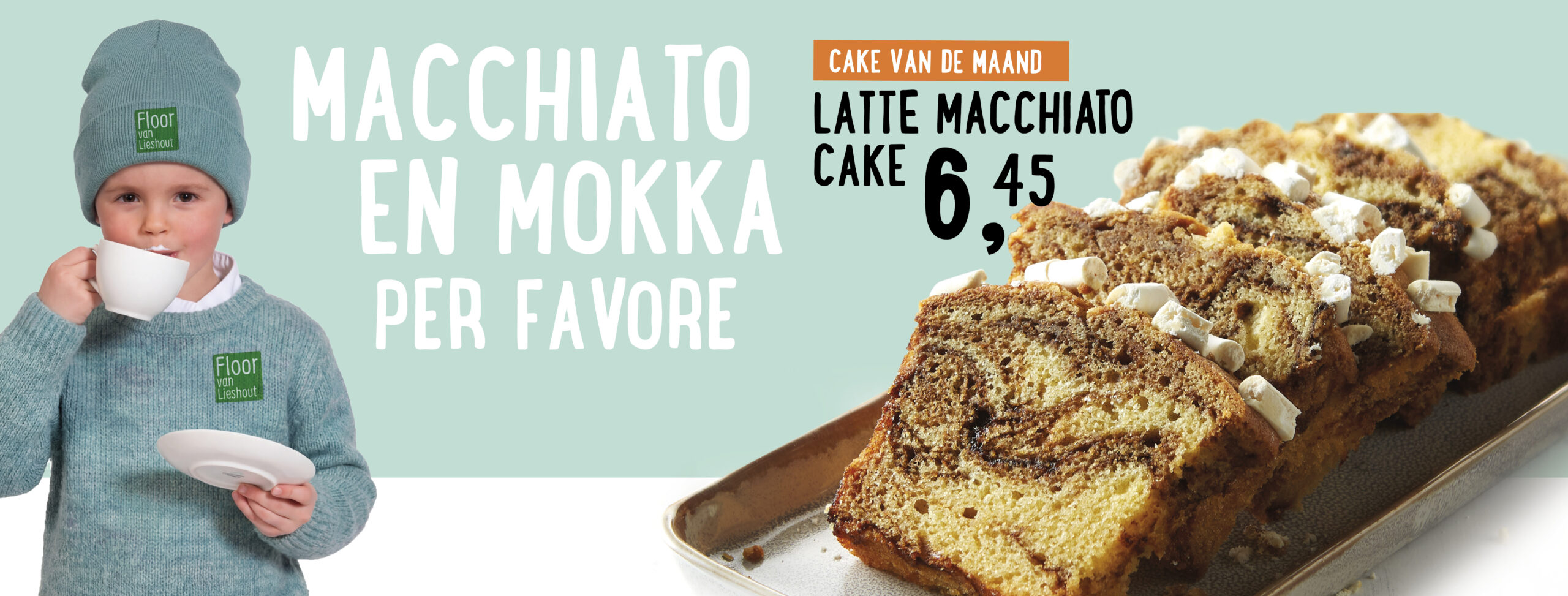 maandaanbieding februari 2026 - latte macchiato cake