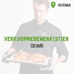 Vacature verkoopmedewerker 20 uur Oisterwijk