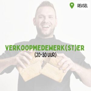 Vacature verkoopmedewerker 20 uur Reusel