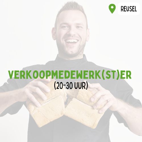 Vacature verkoopmedewerker 20 uur Reusel